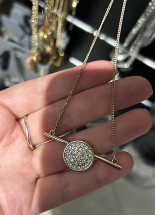 Підвіска pilgrim позолота жовте золото  стрази
