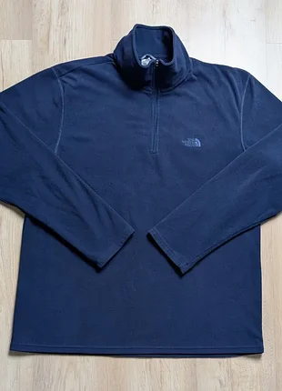 Фліска the north face tka 100 glacier темно-синя xl