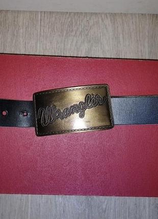 Wrangler натур. шкіряний ремінь вінтаж