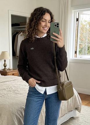 Шерстяний светр lacoste vintage