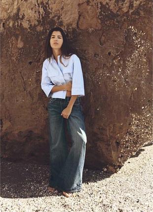 Джинси zara wide leg s, s/m, m 36  розміри