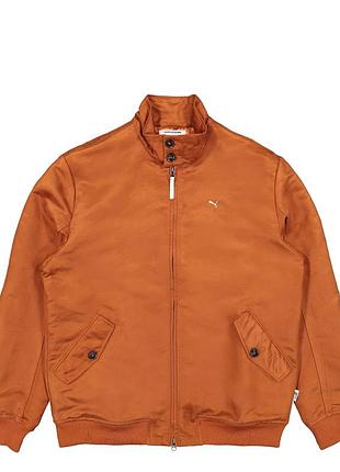 Чоловіча куртка-бомбер puma mmq fast green harrington jacket