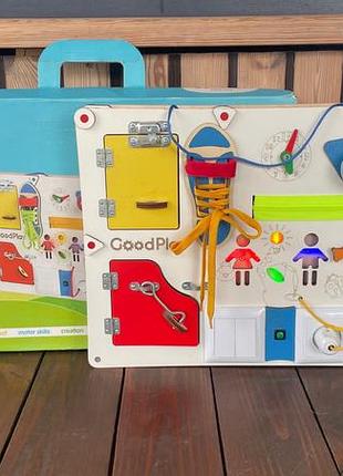 Розвивальна іграшка бізіборд good play різнокольоровий