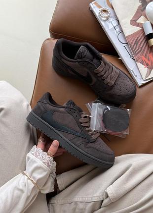 Кросівки nike jordan 1 retro low og sp travis scott velvet