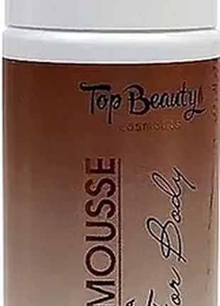 Новый, красивый 
мусс-автозагар для тела - top beauty tanning mousse for body 
160ml.