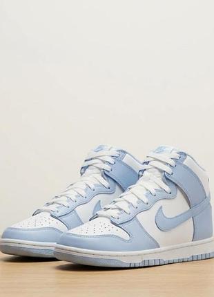 ​📌 
​жіночі кросівки nike dunk high white aluminum (dd1869-107) р. 41 (устілка 26.5 см)