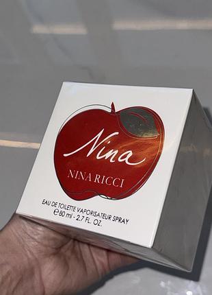 Парфуми жіночі nina ricci 🍎 парфюм 90 духи шлейфові ніна річі