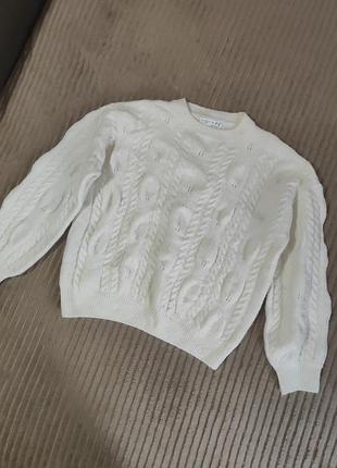 Светр білий primark s