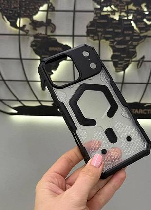 Бронированный чехол iphone 18 pro max с magsafe armorhex, противоударный чехол на iphone 18 pro max с magsafe