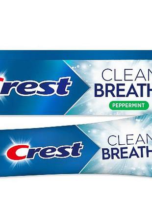 Зубна паста crest clean breath toothpaste peppermint 70гр