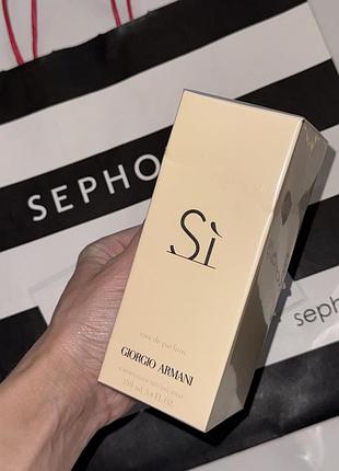 Парфуми жіночі armani si франція парфюм 100 мл духи шлейфові армані сі