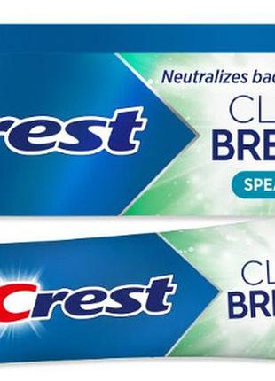 Зубна паста crest clean breath toothpaste spearmint 70гр