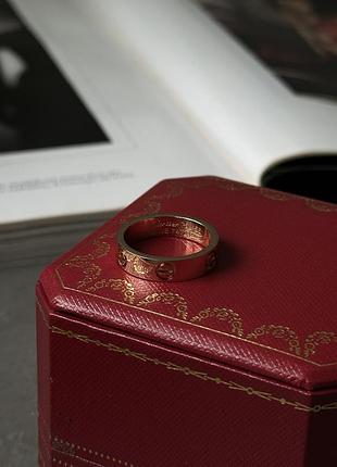Каблучка cartier love ring 18k pink gold classic