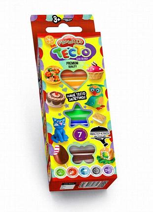 Набор застывающего теста для лепки master do 7541dt, 7 цветов, danko toys