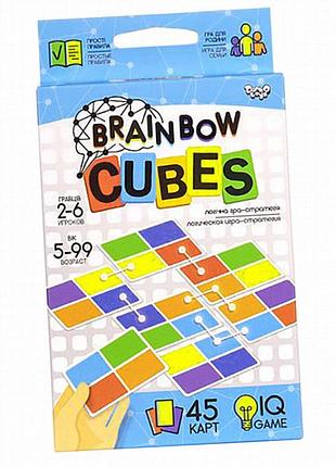 Настольная игра brainbow cubes g-brc-01-01, 45 карт, логика для семьи