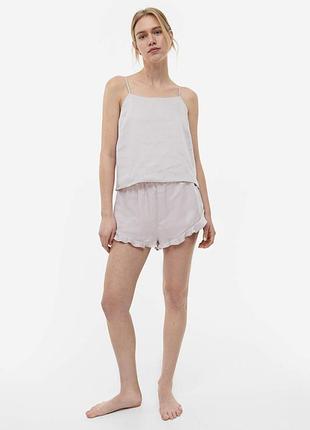 Сатиновая пижама h&amp;m p. xs