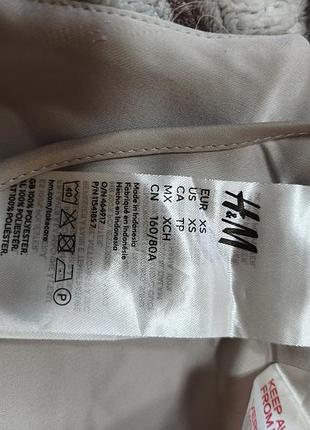 Сатинова піжама h&m p. xs 6
