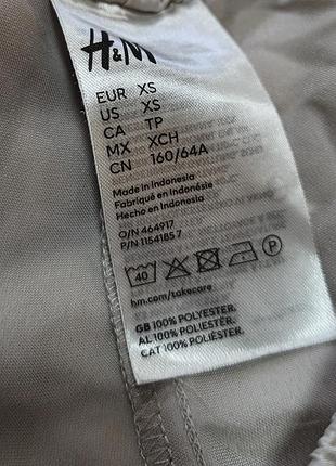 Сатинова піжама h&m p. xs 7