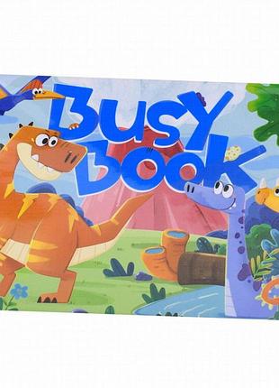 М'яка розвивальна книжка-іграшка bambi busybook yb-501-502-503-3 на липучках