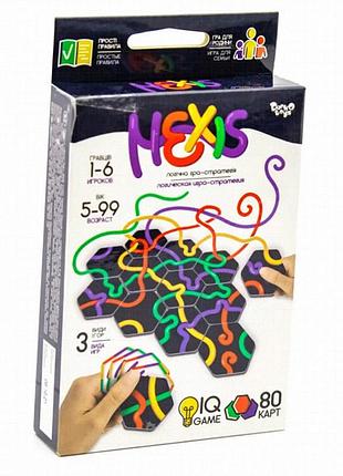 Настольная логическая игра hexis от danko toys, 80 карточек, для 1-6 игроков, возраст 5+