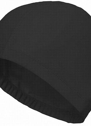 Тканевая шапочка для плавания newt fabric, черная, универсальная, 95% полиамид