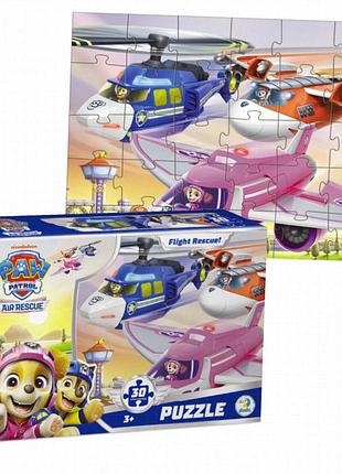 Пазл детский paw patrol air rescue, 30 элементов, 27×20 см, картонный