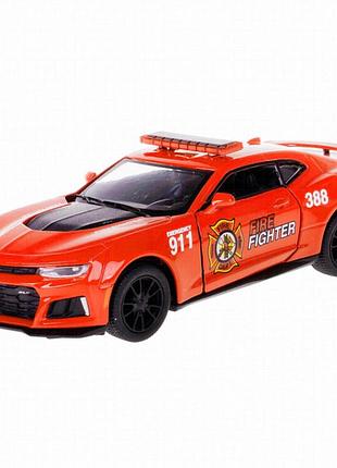 Модель автомобиля chevrolet camaro zl1 kinsmart kt5399wpr, красный, масштаб 1:42