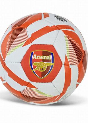 Футбольный мяч bambi arsenal fp094 №5, полиуретан, 420 г, 32 панели, с сеткой и иглой
