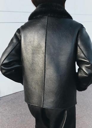 Двостороння дублянка zara 4