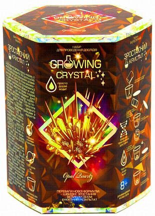 Набор для выращивания кристаллов growing crystal grk-01 опал от danko toys