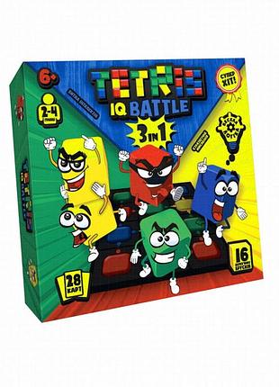 Настольная игра tetris iq battle 3in1 g-tib-02u от danko toys, 2-4 игрока