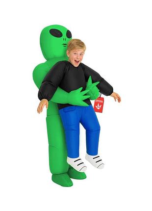 Дитячий надувний костюм інопланетянина morph kmcpialnew зелений one size