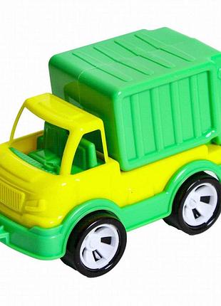 Іграшковий сміттєвоз mini matik жовтий, 13,5 см, від 3 років, bamsic