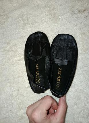 Чешки   zelart, чорні, 31 розмір, шкіра