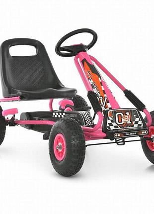 Веломобиль детский bambi m 0645(2)-8 розовый, до 50 кг