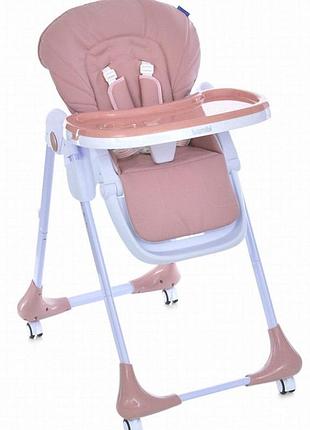 Стульчик для кормления bambi m 3233l pink, складной, розовый