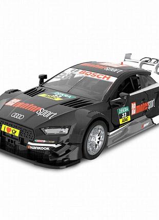 Автомодель audi rs 5 dtm technodrive 1:43, металлический корпус, черная
