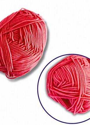 Пряжа петлевая фасованная brushme nb103, персиковая пудра, 50 г, хлопок и молочная клетчатка