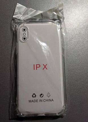 Чехол для apple iphone x/xs (епл айфон ікс/ікс ес). усиленные углы.