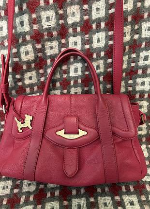 Сумка жіноча radley london cheadle рожева шкіряна