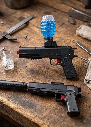 Автомат пістолет іграшка kruzzel (польща), дитячий помповий автомат, дитячі ігрові автомати, дитячі гвинтівки і пістолети, tjy