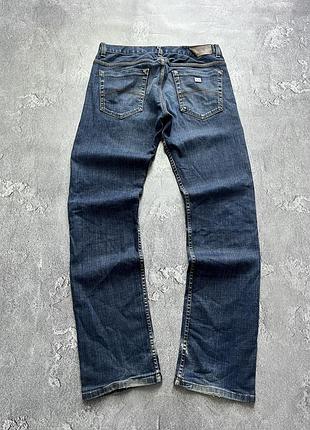 Vibtage винтажные джинсы armani exchange армани эксчендж big metal logo size 32 размер 32