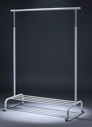 Вішалку стійку для одягу підлогову ikea, стійка для одягу телескопічна, підлогова пересувна стійка для одягу, tjy