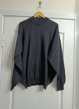Шерстяний чоловічий гольф/светр liberty (100% pure new wool, woolmark)