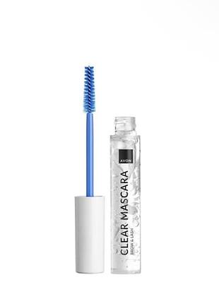 Гель для вкладання, брів і вій «ефект ламінування» прозорий, avon clear mascara