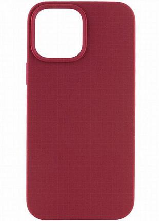 Чохол silk full protective (aa) no logo для apple iphone 13 (6.1") бордовий / maroon