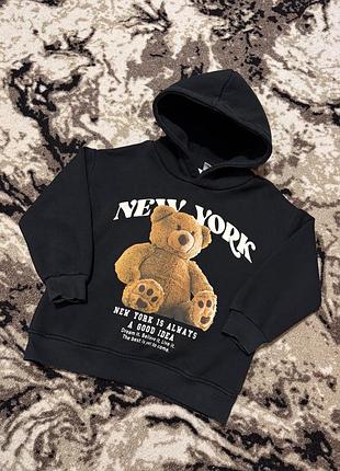 Худі zara з 🐻 унісекс 4-5 років 104-110 см