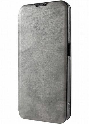 Шкіряний чохол-книжка belora для xiaomi redmi 15c (global) / poco c85 (global) gray