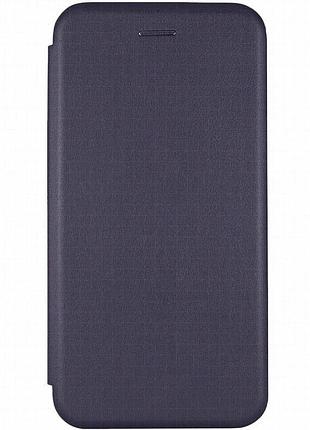 Шкіряний чохол-книжка classy для samsung galaxy a04 темно-синій