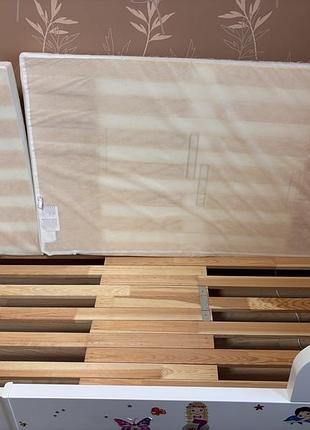 Дитяче ліжко ikea біле 4